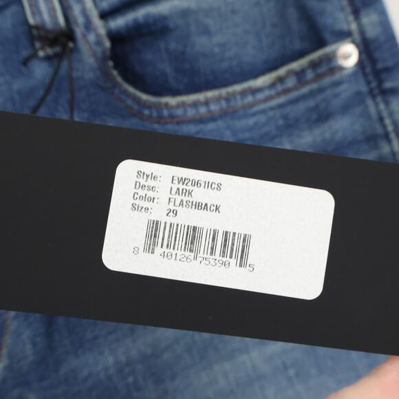 NWT Edwin Lark Mid-Rise Bootcut Stretch Denim Jean In Flashback Blue Size 29 - Picture 6 of 6